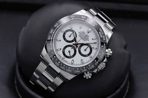 rolex stainless daytona for sale|rolex daytona steel black.